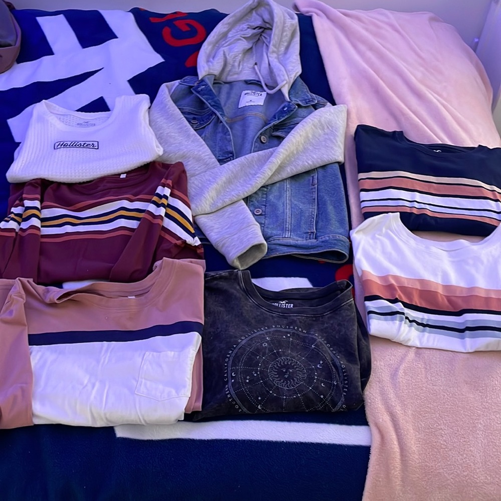 BIG HOLLISTER PACK (1 jacket, 4 short sleeves, and 2 long sleeves)